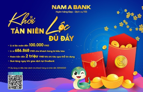 “Khởi Tân Niên – Lộc Đủ Đầy” cùng Nam A Bank