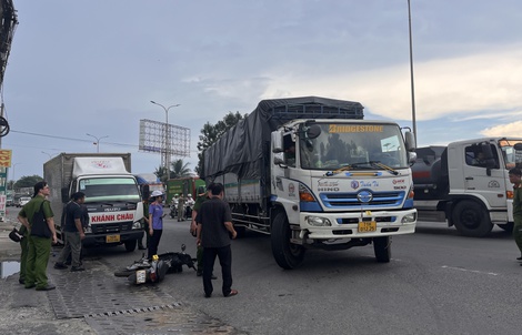 Kết luận vụ xe tải cán qua người đi xe máy ở Đồng Nai: Tài xế không thấy nạn nhân dưới gầm xe!