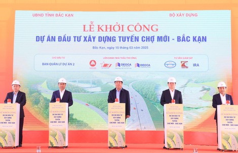 Khởi công xây dựng cao tốc Chợ Mới - Bắc Kạn với tổng mức đầu tư gần 6.000 tỉ đồng