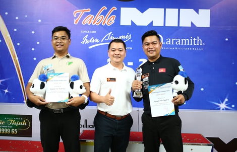 Nguyễn Trần Thanh Tự vô địch billiards carom 3 băng HBSF 2025