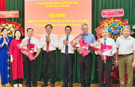 TP HCM: Công bố nhân sự lãnh đạo Sở Dân tộc và Tôn giáo