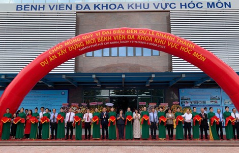 Khánh thành bệnh viện 12 tầng, có bãi đáp trực thăng ở cửa ngõ Tây Bắc TP HCM