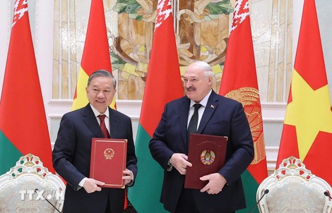 Thiết lập quan hệ Đối tác chiến lược Việt Nam - Belarus