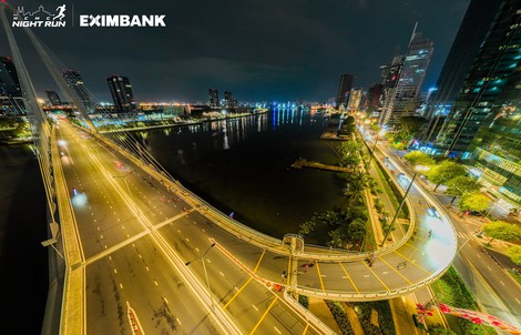 Giải chạy đêm TP HCM Eximbank 2025 trở lại với diện mạo mới
