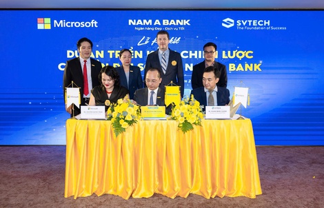 Nam A Bank số hóa môi trường làm việc, tăng cường bảo mật, sẵn sàng cho kỷ nguyên của AI