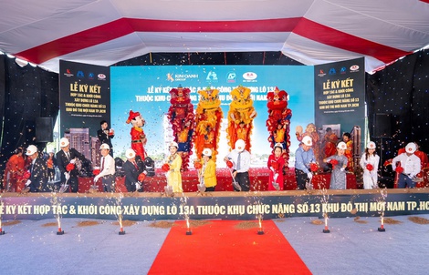 Lễ Ký kết hợp tác & khởi công xây dựng Lô 13A thuộc khu chức năng số 13 KĐT mới Nam TP HCM