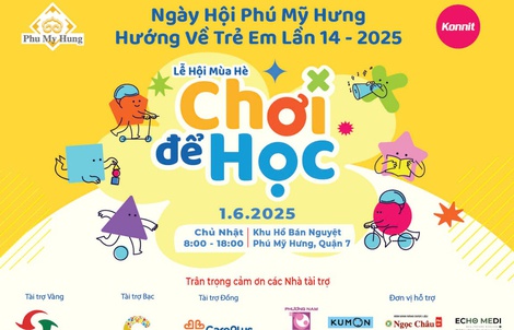 Ngày hội “Phú Mỹ Hưng hướng về trẻ em”: Sân chơi bổ ích cho thiếu nhi dịp 1-6