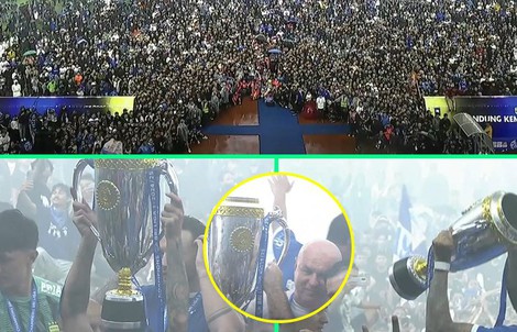 CLB Indonesia vô địch, đại diện FIFA chứng kiến màn ăn mừng thảm họa