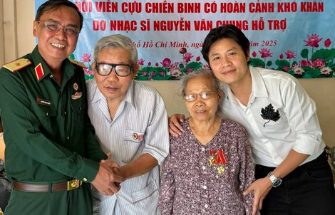 Nhạc sĩ Nguyễn Văn Chung tri ân cựu chiến binh
