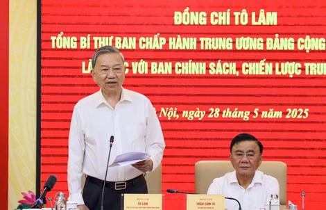 Tổng Bí thư Tô Lâm: Có thể cấp phép cho nhiều doanh nghiệp đủ điều kiện tham gia sản xuất vàng miếng