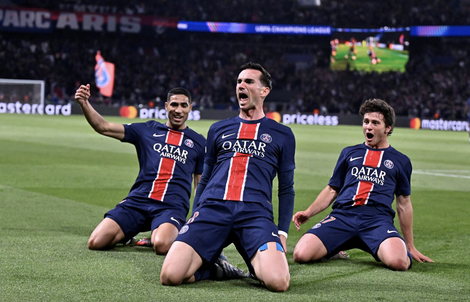 Arsenal thua bạc nhược, PSG vỡ òa vé chung kết Champions League