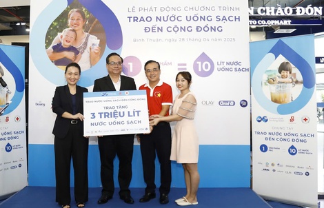 P&G Việt Nam và Saigon Co.op trao 3 triệu lít nước uống sạch cho cộng đồng