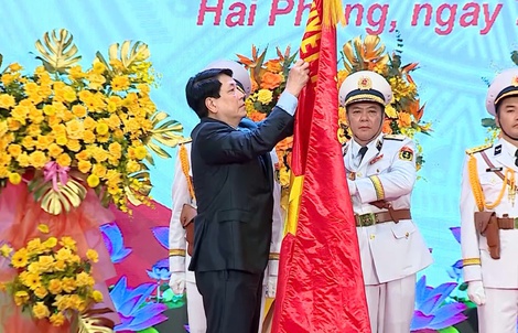 Quân chủng Hải quân đón nhận Huân chương Hồ Chí Minh lần thứ ba