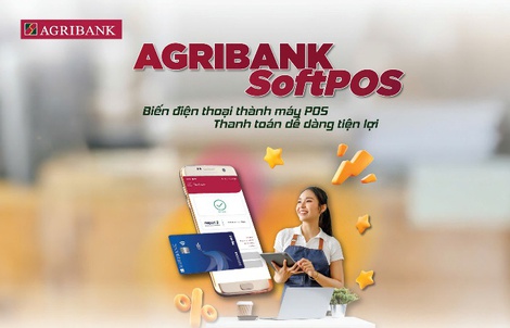 Agribank ra mắt giải pháp thanh toán di động SoftPOS