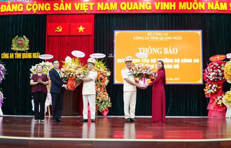 Quảng Ngãi có giám đốc Công an tỉnh 47 tuổi