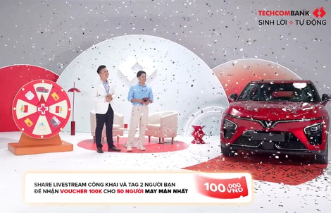 Techcombank “Sinh Lời Trúng Lớn” bùng nổ: Xe VinFast, iPhone 16 đã có chủ