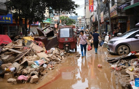 Trung Quốc kích hoạt ứng phó khẩn cấp lũ lụt