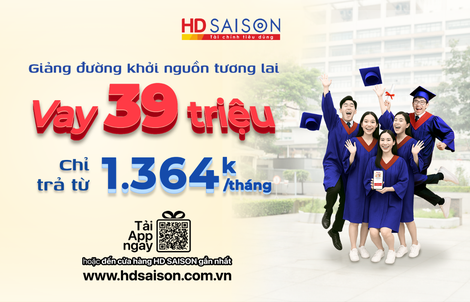 HD SAISON giúp sinh viên đầu tư cho tương lai bằng gói vay học phí