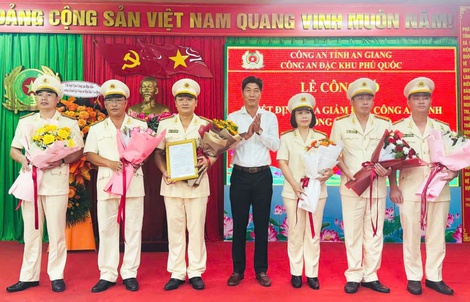Thượng tá Đinh Xuân Trường giữ chức Trưởng Công an đặc khu Phú Quốc