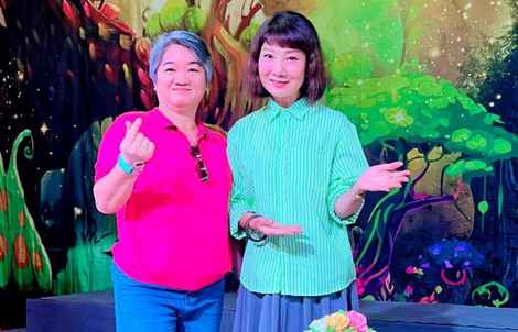 NSND Mỹ Uyên khởi tập vở thứ 8 dành cho thiếu nhi của Vương Huyền Cơ