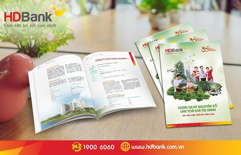 Báo cáo Phát triển bền vững HDBank 2024: “Vươn xa kỷ nguyên số - lan tỏa giá trị xanh”