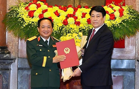 Chủ nhiệm Tổng cục Chính trị QĐND Việt Nam Trịnh Văn Quyết được thăng quân hàm Đại tướng