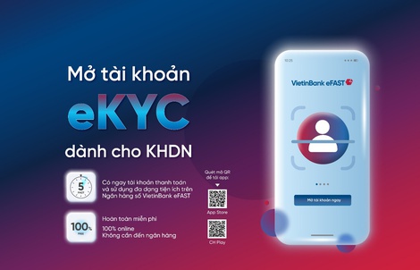 Mở tài khoản doanh nghiệp online với VietinBank eFAST