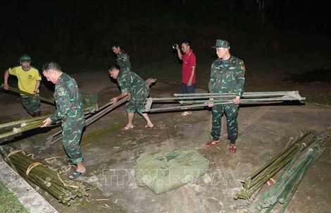 Quân đội dùng máy bay không người lái phát hiện sớm khu vực nguy cơ lũ ống, lũ quét