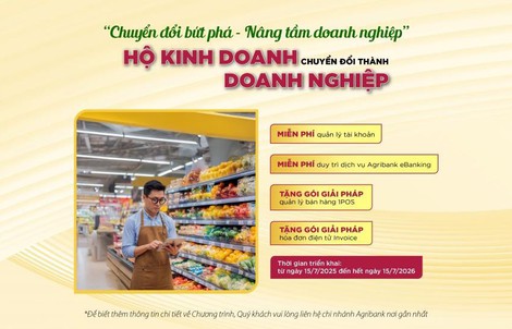 Agribank triển khai chương trình “Chuyển đổi bứt phá – Nâng tầm doanh nghiệp”
