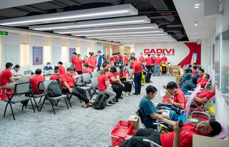 Tập đoàn GELEX tổ chức hiến máu tình nguyện nhân dịp kỷ niệm 35 năm thành lập