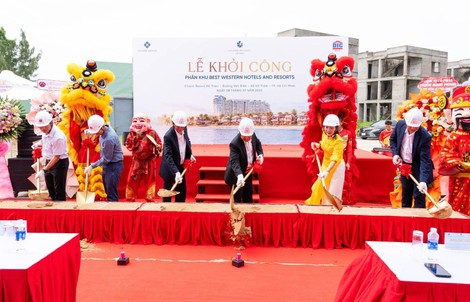 Khởi công phân khu đầu tiên của tổ hợp nghỉ dưỡng Charm Resort Hồ Tràm