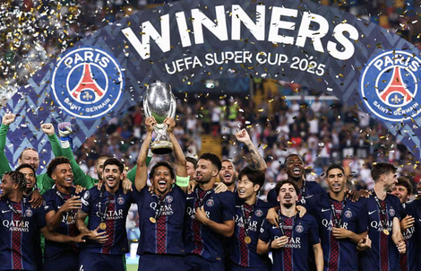 PSG ngược dòng khó tin, lần đầu giành Siêu cúp châu Âu