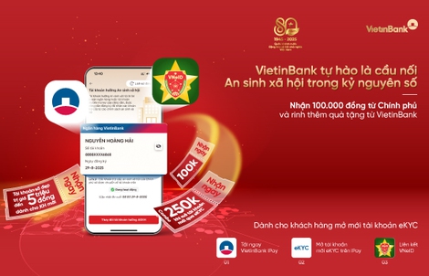 Nhận quà từ Chính phủ – Niềm vui nhân đôi cùng VietinBank