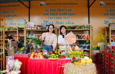 Không khí sôi động tại Lễ hội trái cây, ẩm thực Lâm Sơn dịp Quốc khánh