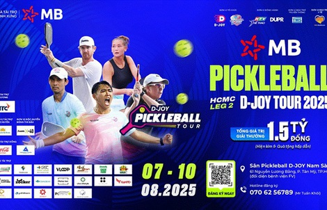 MB Pickleball D-Joy Tour 2025 | HCMC Leg 2 chính thức khởi tranh – vươn tầm thể thao quốc tế