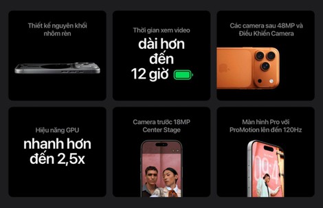 iPhone 17 Pro Max: Camera zoom 8x, hiệu năng đột phá