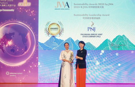 PNJ được JWA vinh danh về phát triển bền vững