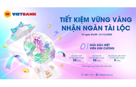Vietbank tung khuyến mại gần 5 tỉ đồng