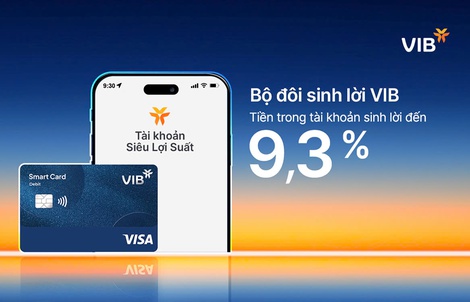 Bộ đôi Sinh Lời VIB - Giải pháp tài chính tối ưu dòng tiền đến 9,3%
