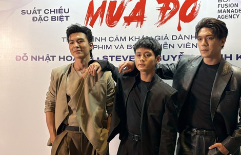 Những chia sẻ của Quang, Cường, Tú trong "Mưa đỏ"  ngày phim rời rạp
