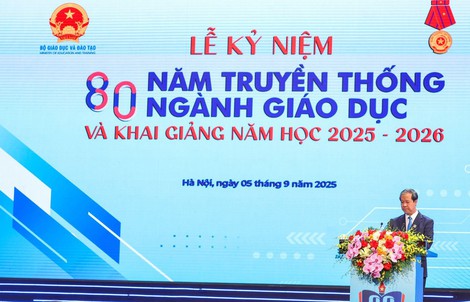 Lễ kỷ niệm 80 năm truyền thống ngành Giáo dục và khai giảng năm học 2025 - 2026