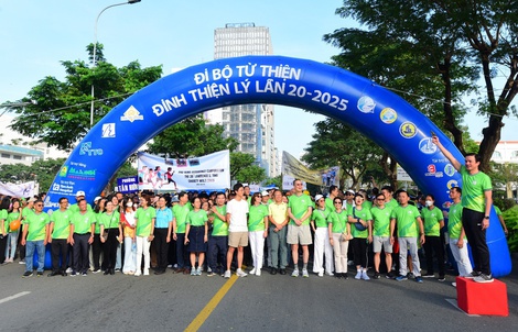 Đi bộ Từ thiện Đinh Thiện Lý lần 21-2026: Chung tay quyên góp, mang Tết ấm đến người nghèo