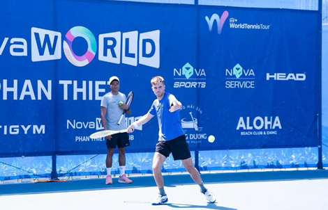 Khán giả Việt Nam đã có thể theo dõi trực tiếp ATP Challenger tại NovaWorld Phan Thiet