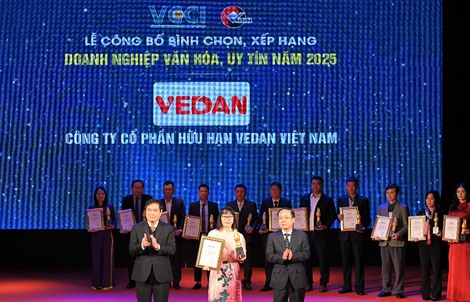 Vedan Việt Nam được vinh danh “Doanh nghiệp Văn hóa, Uy tín năm 2025”