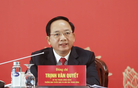 Trưởng Ban Tuyên giáo và Dân vận Trung ương: Đại hội XIV sẽ có quyết sách quan trọng, chiến lược