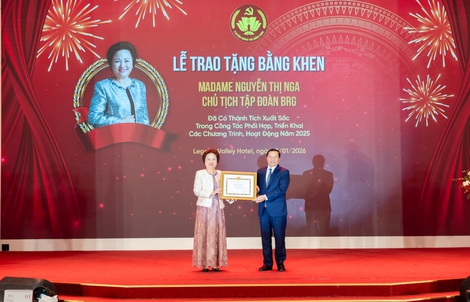 Tập đoàn BRG vinh dự được trao tặng Bằng khen của Ban Tuyên giáo và Dân vận Trung ương