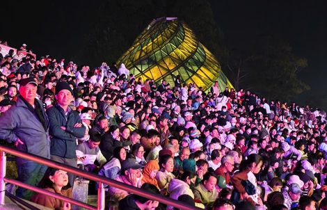 Hình ảnh Đà Lạt rộn ràng khai hội Mai anh đào