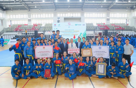 Hội thi TDTT học đường TP HCM khai mạc, Vovinam Việt Nam ghi dấu với “kỷ lục kép”