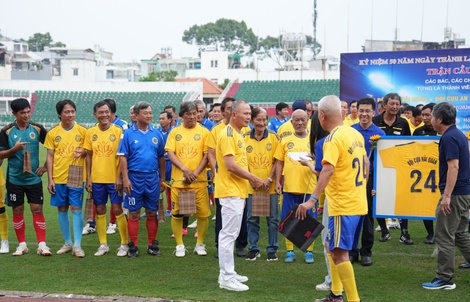 Giao lưu nhân kỷ niệm 50 năm thành lập đội bóng đá Hải quan