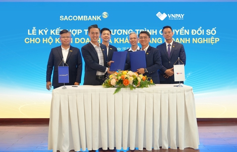Sacombank và VNPay giúp hộ kinh doanh nộp thuế số